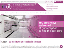 Tablet Screenshot of jjmedicalinstitute.com